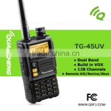 IP54 waterproof UHF VHF dual band walkie talkie