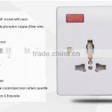 White 250V 10amp 3 Pin Multi Universal Socket Outlet thumbnail-6