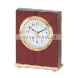Pearl Wooden/Metal Desk Alarm Clock T005-A