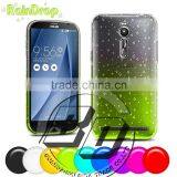 Wholesale Popular 3D Raindrops Gradient Color Style Transparent Hard PC Case For ASUS Zenfone 2(5.0) Mobile Phone Case Cover