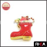 2014 Fashion Alloy Christmas Boots Brooch Jewelry thumbnail-1