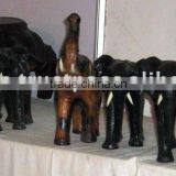 Leather Animal Toys , Leather Stuffed Animals thumbnail-1
