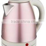 Small Household Appliance Wide Colors Double Layer Baking Paint Stainless Steel Electric Kettle thumbnail-4