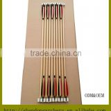 Archery Wooden Arrow Shafts For Hunter Hunting And Shooting