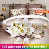 China Supply Wholesale Microfiber Printed Polyester Bed Cover thumbnail-1
