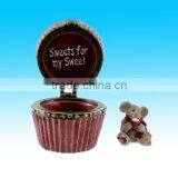 Beautiful Cupcake Resin Gift Box for Holiday Gift thumbnail-1
