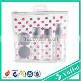 Hot Sell Plastic Travel Kit/travel Cosmetic Bottle Set With PVC Bag thumbnail-1