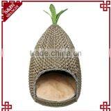 S&D Wholesale Plastic Rattan Pet Dog Cat Teepee Tent Bed Made in P.r.c thumbnail-2