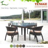YH-5135 Leisure Time Outdoor Rattan Coffee Shop Tables and Chairs thumbnail-1