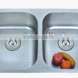 CUPC 304 Stainless Steel Double Bowl Kitchen Sink (8247) thumbnail-1