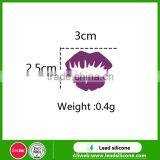 Promotional Party Love Kiss Silicone Wine Glass Markers, Silicone Wine Drink Glass Marker thumbnail-3