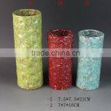 Cylinder Ceramic Vases for Tulips,violets,Janquils,Tea Roses thumbnail-1