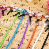 Creative Zipper Metal Earphone OEM Luminous Earphones thumbnail-3