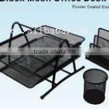 High Quality Metal Mesh 5 PCS Office Stationery Set thumbnail-1