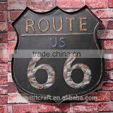 Illuminated Antique US Route 66 Metal Wall Decor thumbnail-2