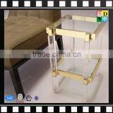 2016 Comfort Acrylic Furniture Sofa,brown Fabric Acrylic Leg Modern Two Seats Sofa thumbnail-2