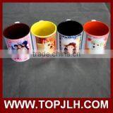 Inside Color Outside White Sublimation Ceramic Mug thumbnail-3