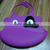 Food Grade Various Animal Design Silicone Baby Bib thumbnail-4