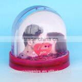 Photo Souvenir Platice Snow Globe For Wedding Gifts thumbnail-2