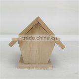 3D Handmade Decorative Wooden Bird House,wooden Bird Feeder thumbnail-5