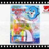 Wholesale Plastic LED Light Transparent Bubble Gun With 1 Bottle Bubble Water thumbnail-1