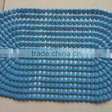 Top Grade Cross Texture Pvc Coil Baby Bath Mat thumbnail-6