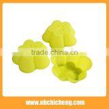 6 Pcs Silicone Egg Tart Mould, Flower Silicone Cake Mould, Silicone Cupcake Molds thumbnail-1