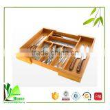 Quality-assured Bamboo Flatware Organizer thumbnail-3