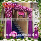 New Style Mixed Some Kinds of Fake Rose Arched Door , Artificial Flower Wreath for Wedding, Wholesale thumbnail-1