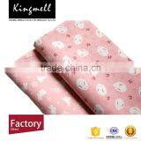 Digital Print Custom Design Cute Pink Printed Cotton Fabric