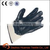 hand gloves Nitrile coated safety cuff Industrial work gloves
