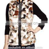 OEM Service Outdoor Lady Keep Warm Wholesale Faux Fur Vest thumbnail-1
