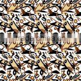 Polyester Thick Heavy Geometric Design Screen Stamped Travel Blanket Fleece Blanket Mink Royal Blanket