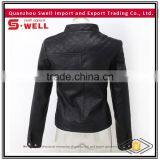 2016 Wholesale Custom Cheap Motorcycle pu Lady Jacket thumbnail-2