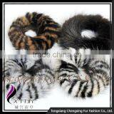 CX-E-11 Assorted Color Mink Fur Elastic Hair Accessories thumbnail-1