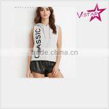 High Quality Sleeveless Hoodie for Women Lady's Fashion Sweatshirt thumbnail-1