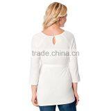 Hot Sale Cheap Pregnancy Cotton Blouse Wholesale Maternity Clothing thumbnail-2