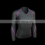 Long Sleeve Breathable Wholesale Compression Shirts Women thumbnail-1