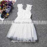 2017 Girls Dress Names With Pictures Kids Flower Hollow Dress#A168 thumbnail-1
