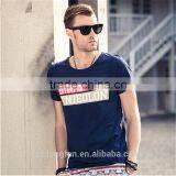 Latest 100% Cotton Short Sleeve T-shirt Hood T-shirt Clothes For Men With Custom Garment thumbnail-3