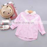 S33418W Baby Girl Shirt Brand Cotton White Embroidery Girls Blouses thumbnail-1