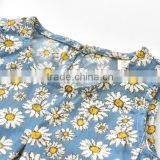 S33536W 2017 Summer Little Girls 100% Cotton Floral Printed Cute Dresses thumbnail-3