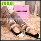 South Korea Warm Wool Leg Warmers,women Loose Over-the-knee Shin Guards of the Air Conditioning Room thumbnail-1