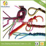 Hot Selling 1kg Each Roll DIY Round Hollow Knit Plastic PVC Scoubidou Strings thumbnail-3