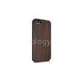 Real Wood and PC IPhone 5 Wooden Back Phone Case Eco Friendly and Anti Radiation