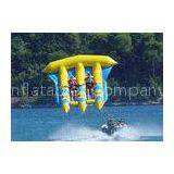 Exciting PVC Inflatable Fly Fishing Boats Banana Shape for 3 - 6 Person Aqua Games thumbnail-1