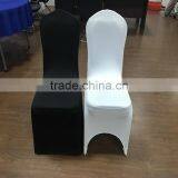 Spandex Ruffled Chair Covers for Wedding Party Garden