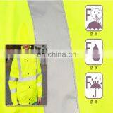100% Polyester Safety Reflective Waterproof Raincoat 3 in 1 Jacket thumbnail-5