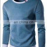 OEM Service Men's Hedging Sweater Long Sleeves Leisure Round Neck Solid Sweatshirt thumbnail-2