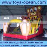 Cheap Gaint Inflatable Bear Slide Bouncer for Toddlers Sale